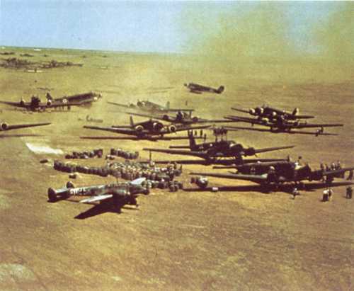 German air field in North Africa