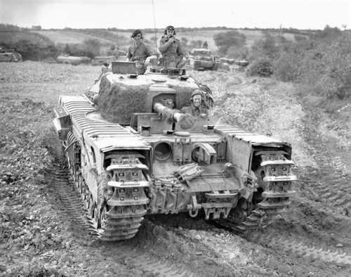 Churchill Crocodile flame-throwing tank