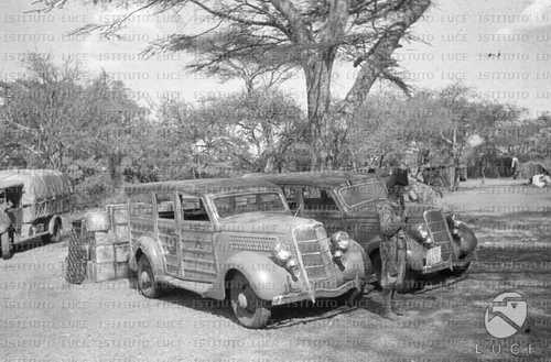 Captured Ford cars