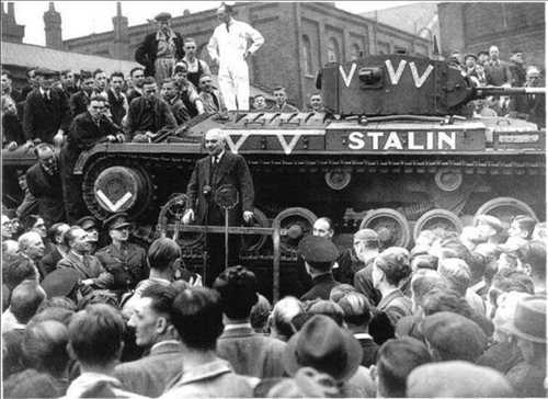 First Valentine  sent to USSR