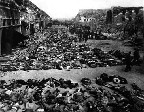 Bodies at Concentration Camp
