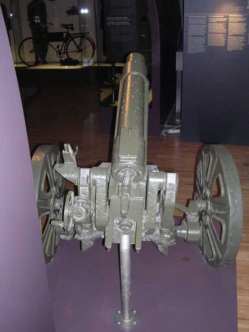 Belgian mortar tube