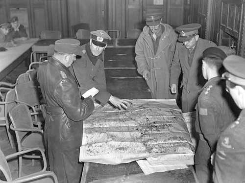 Surrender at 1st Canadian Corps.