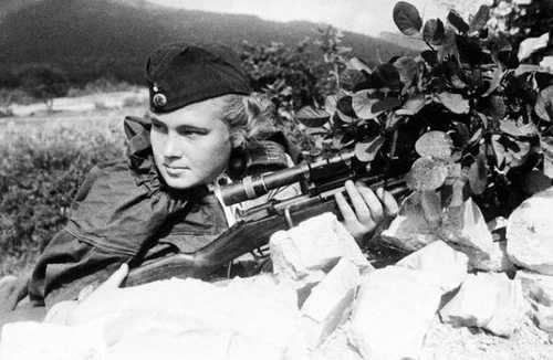 Marine sniper Mironova