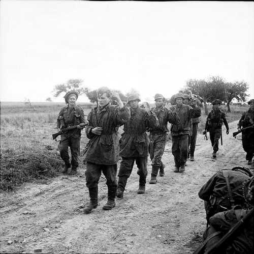 Small group of POWs