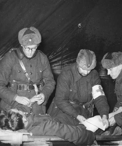 Medical personnel at work