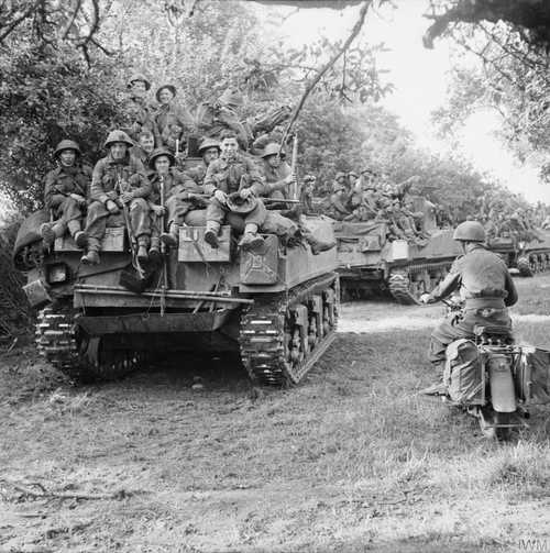 Tank-borne infantry