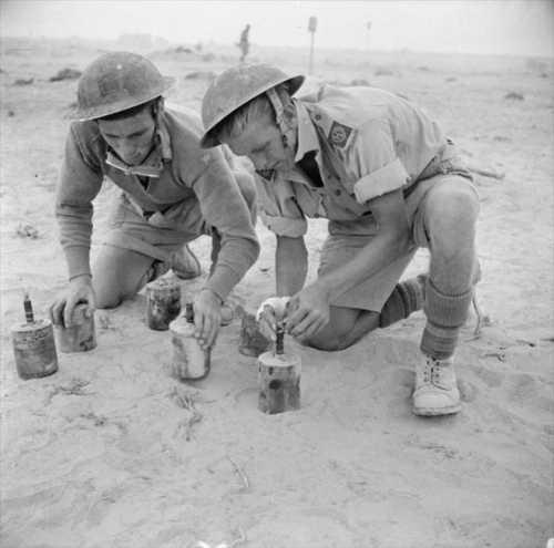 Tricky work - defusing S-Mines.
