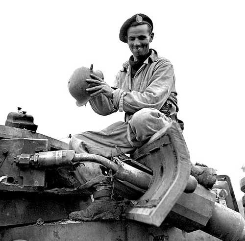 Kocked out German PzkpfW III