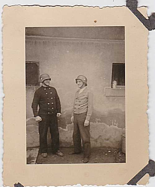 Germans with helmets