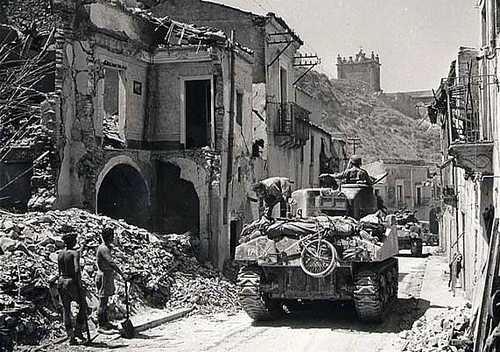 Ruined town in Sicily