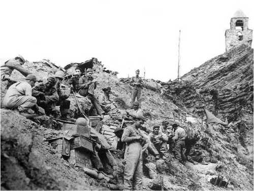 Resting after battle