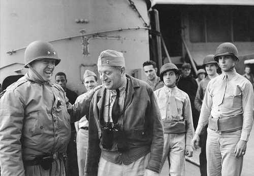Patton on USS Augusta