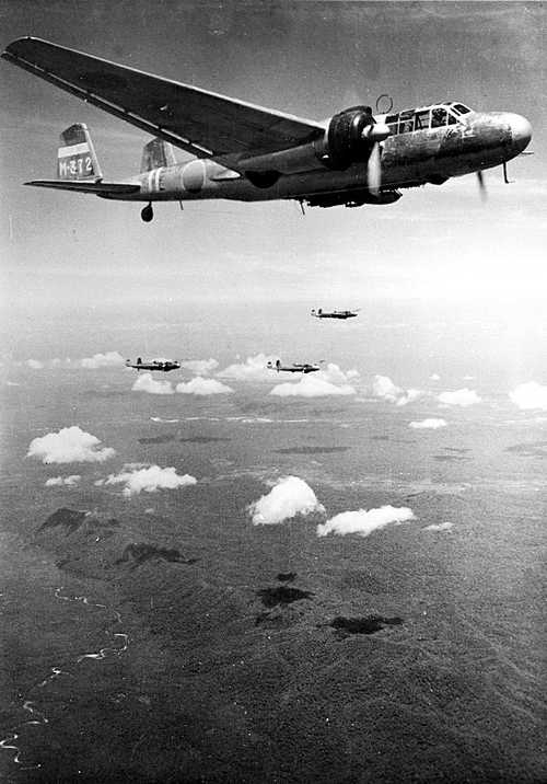 Japanese bombers over China