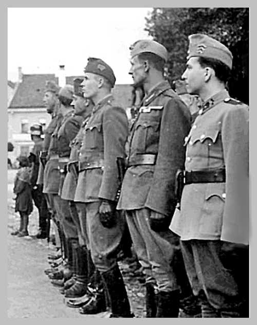 Hungarian Honved Officers' Departure, 1942