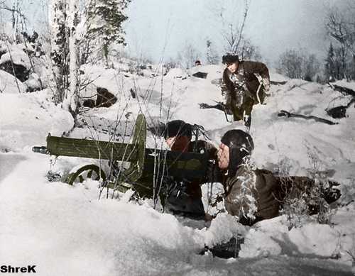 machine gunners