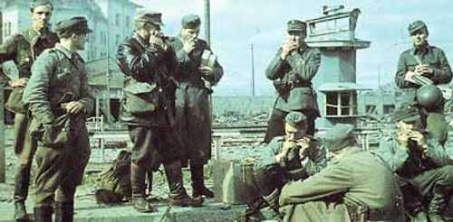 Soldiers resting