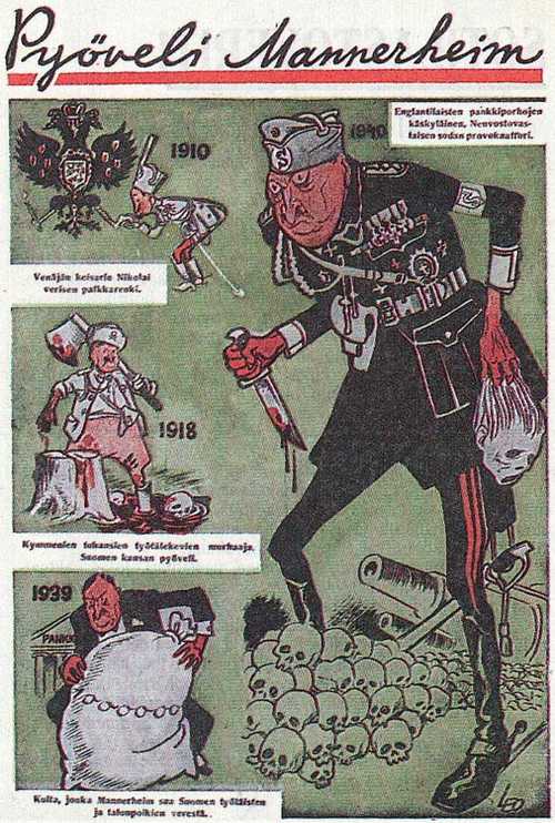 Anti-Mannerheim Russian Leaflet