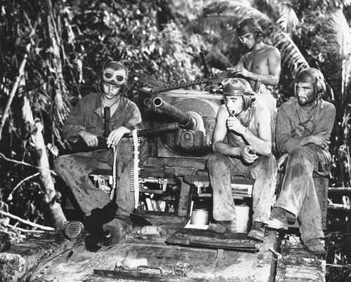 Marine tank crew