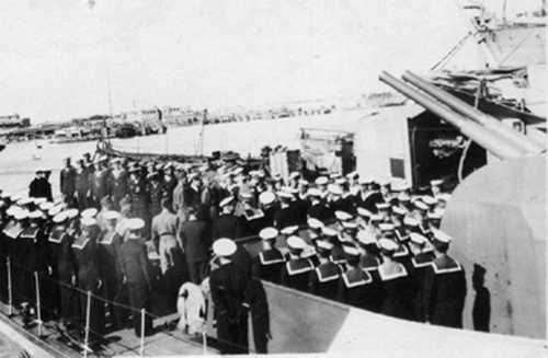 On Polish ship in Alexandria.