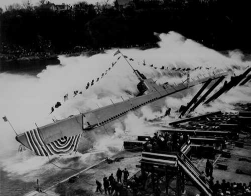 Submarine launching