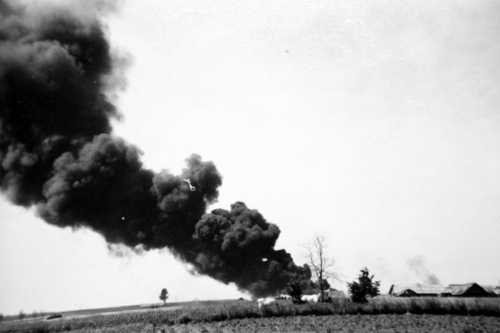 A downed aircraft , 