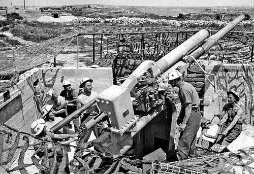 AA gun on Malta