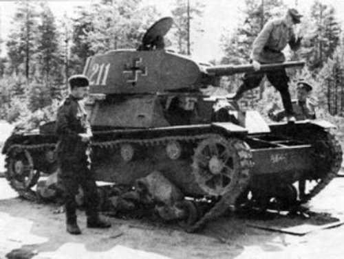 Abandoned tank