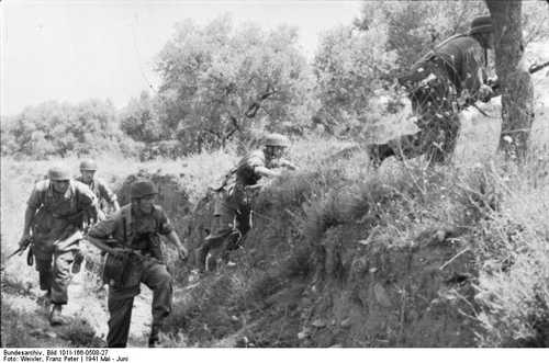 Fallschirmjäger in Crete