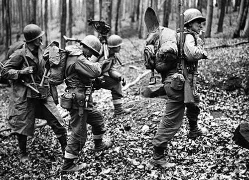 Search for enemy positions