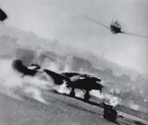 P-47 aerodrome attack