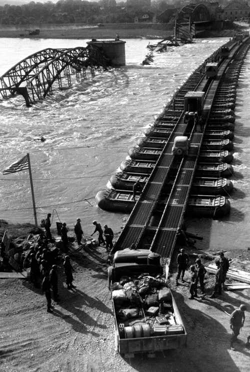 Bridge Built by Army Engineers