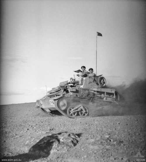 Vickers light tank Syria