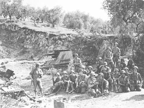 Overrun enemy position