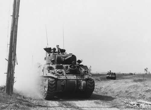 The Elgins as part of the 4th Can. Armoured Div.