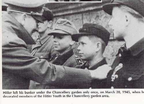 Hitler greeting the Hitler Youth