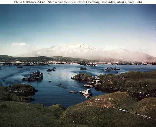 Ship repair facility at Naval Operating Base Adak, Alaska
