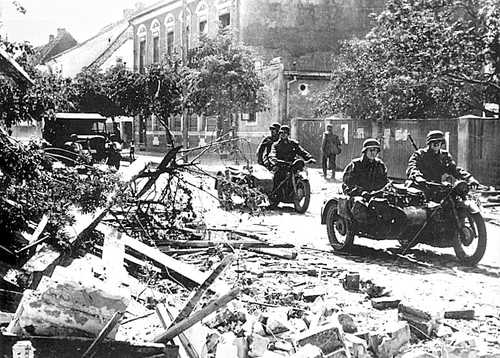 Motorcycle troops