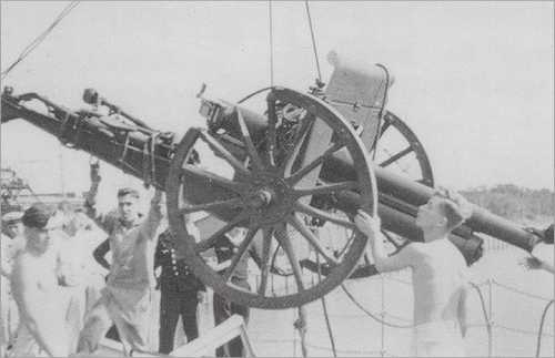 The cannon from Westerplatte.