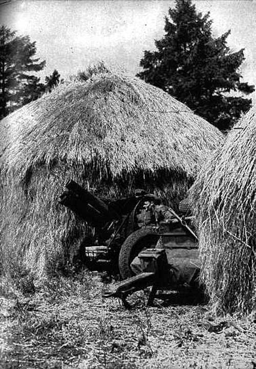 Concealed artillery