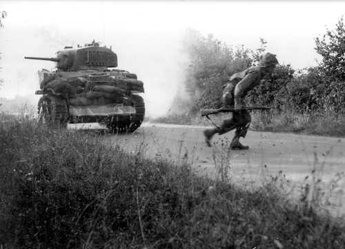 Tank Covering Fire