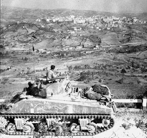 A SHERMAN OF THE CALGARY TANK REG.