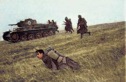 Hungarian Infantry in action.
