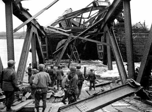 Collapsed bridge