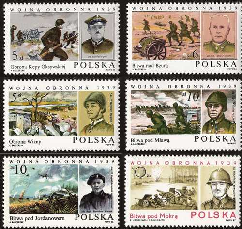 Polish September 1939 on the stamps. 1