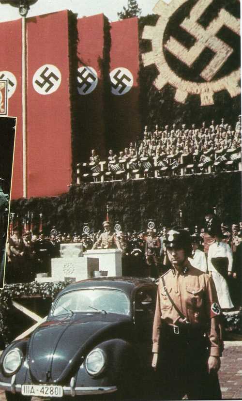 Hitler and the prototype Volkswagen