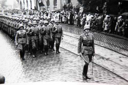 German parade. 