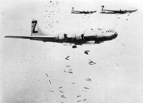 Incendiary bomb drop
