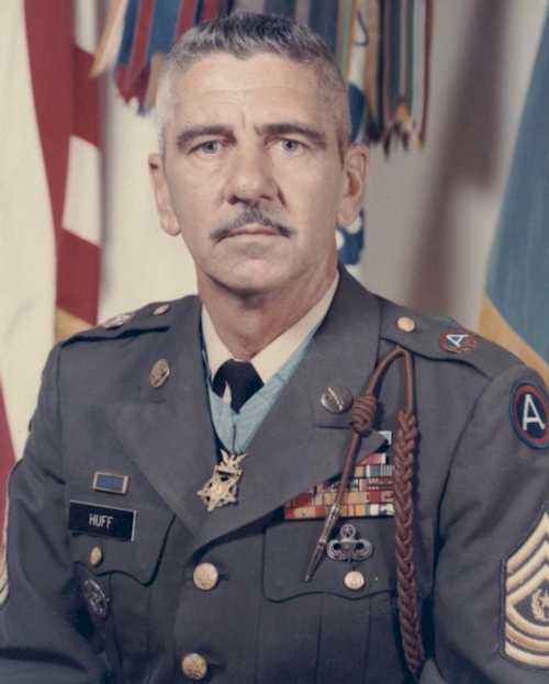 CSM Paul B Huff CMH recipient WWII