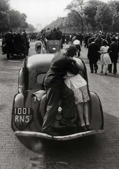 Liberation in Paris, 1944.
